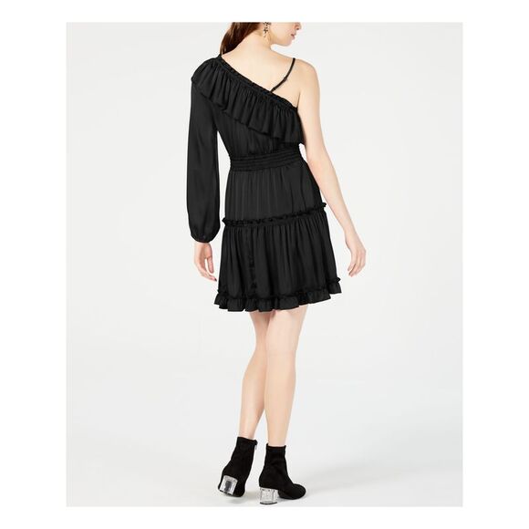 BAR III Womens Long Sleeve Above The Knee Party Fit + Flare Dress - Picture 2 of 2